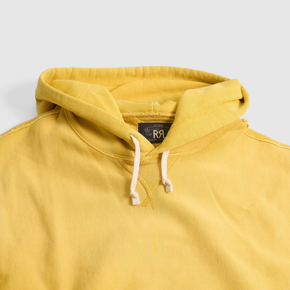 Double RL Campus Yellow Hoodie