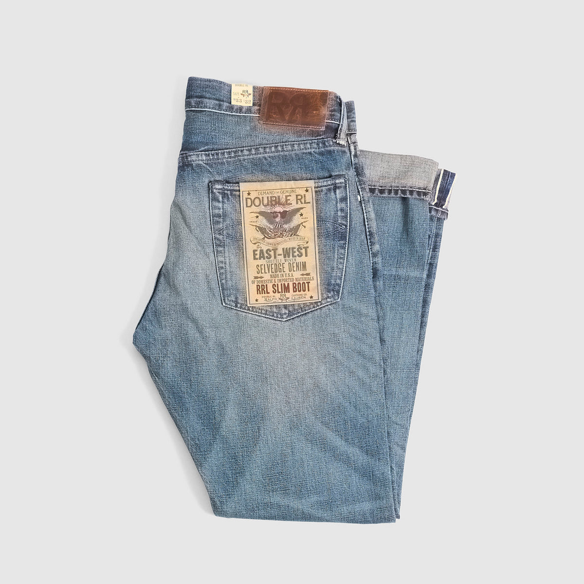 Double RL 5-Pocket Slim Boot Classic Jeans