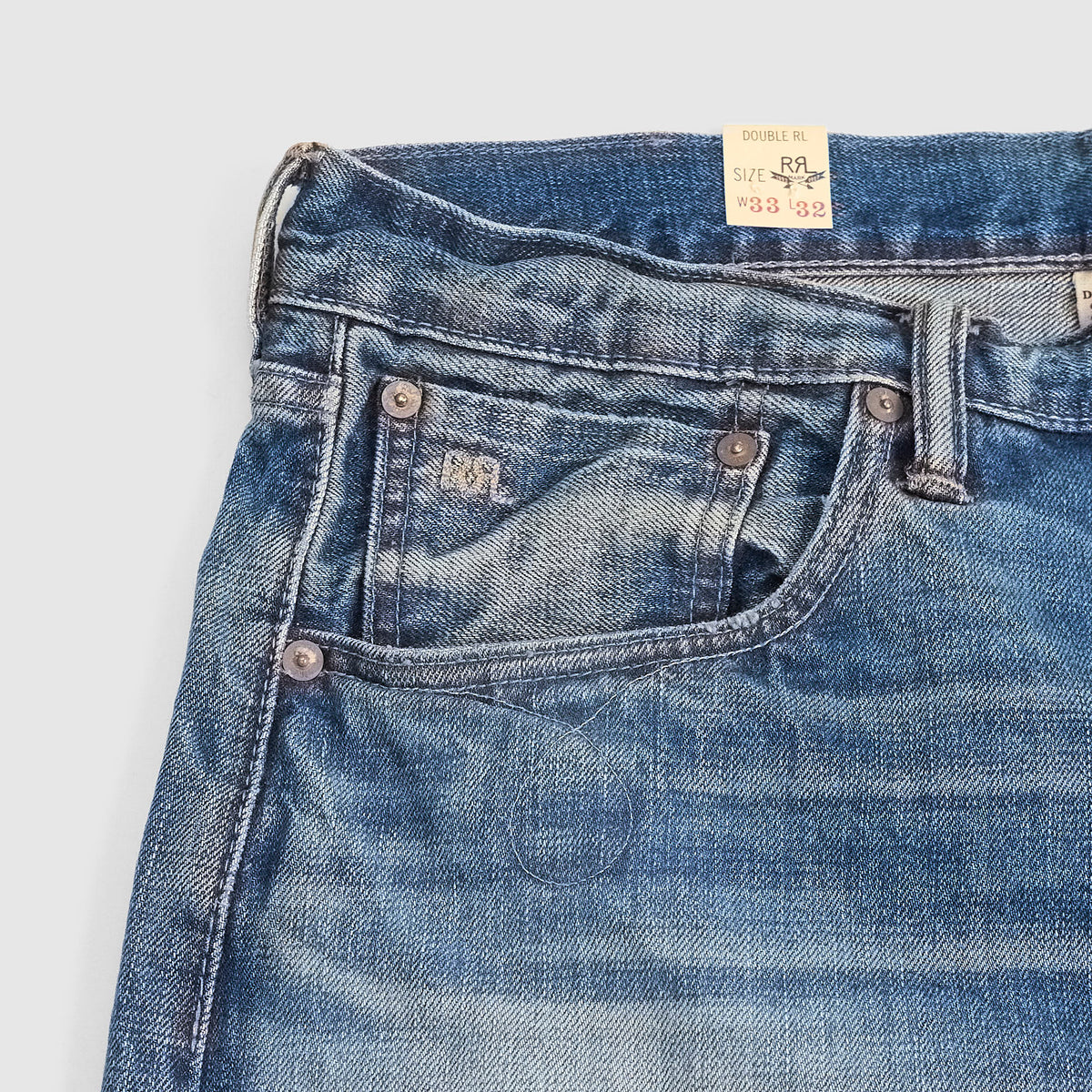 Double RL 5-Pocket Slim Boot Classic Jeans