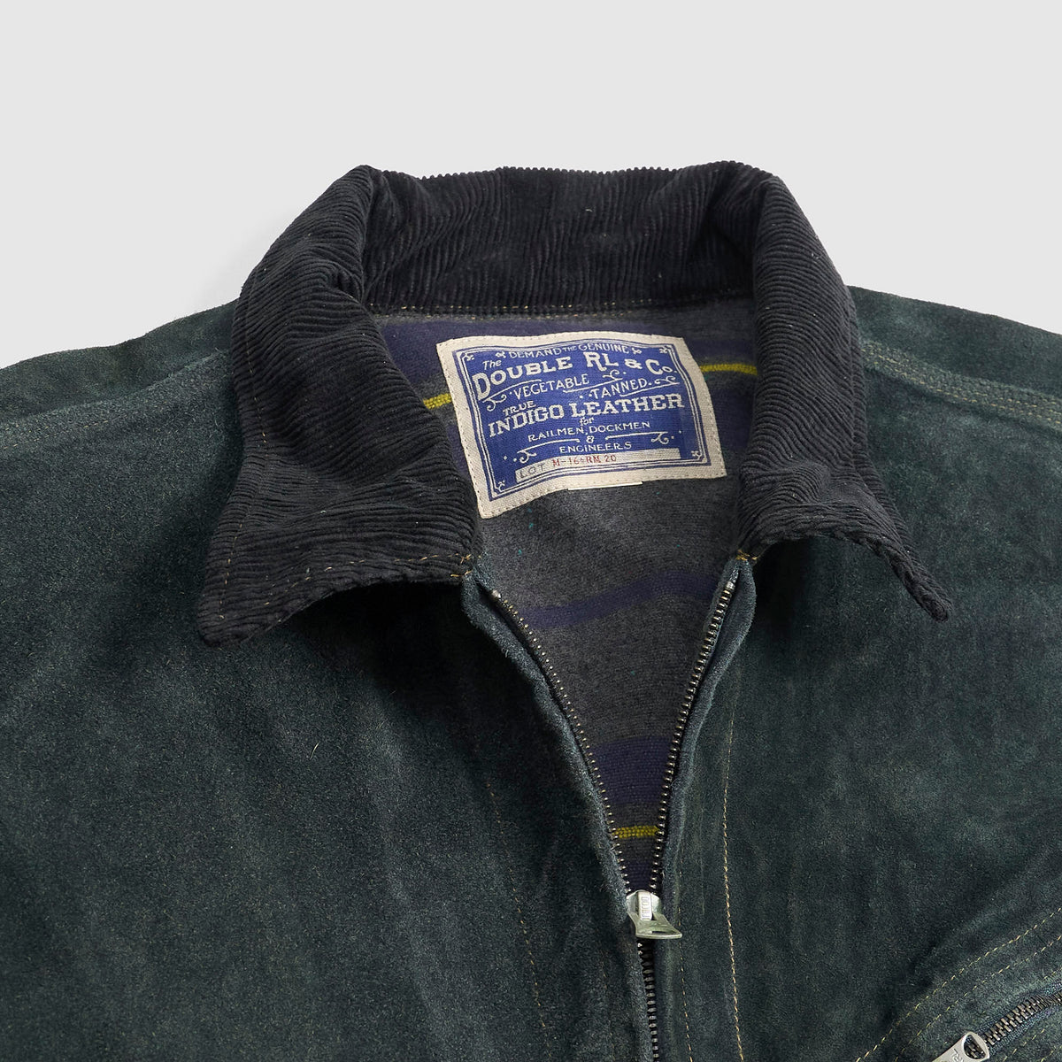 Double RL Chrysler Lined Leather Jacket