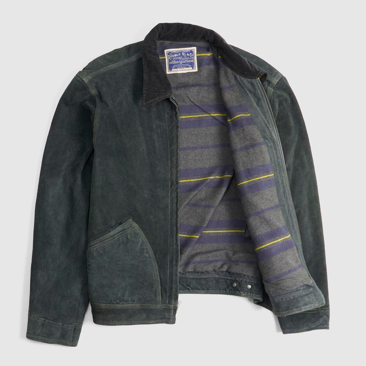 Double RL Chrysler Lined Leather Jacket