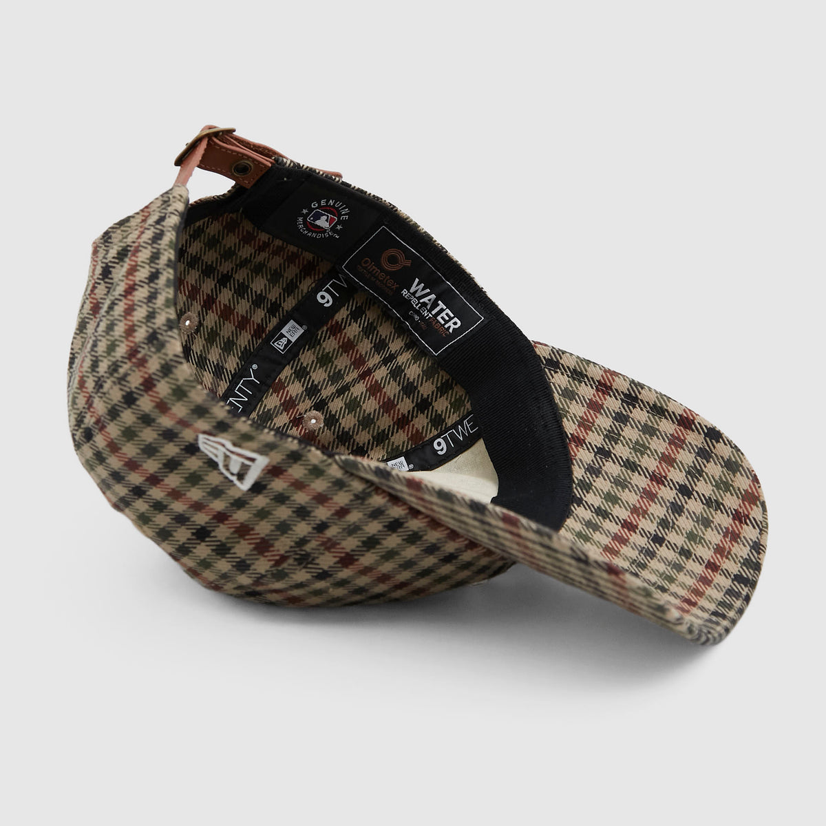 New Era 9Twenty Adjustable 6 Panel Plaid Cap