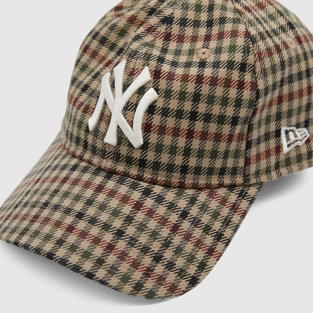New Era 9Twenty Adjustable 6 Panel Plaid Cap