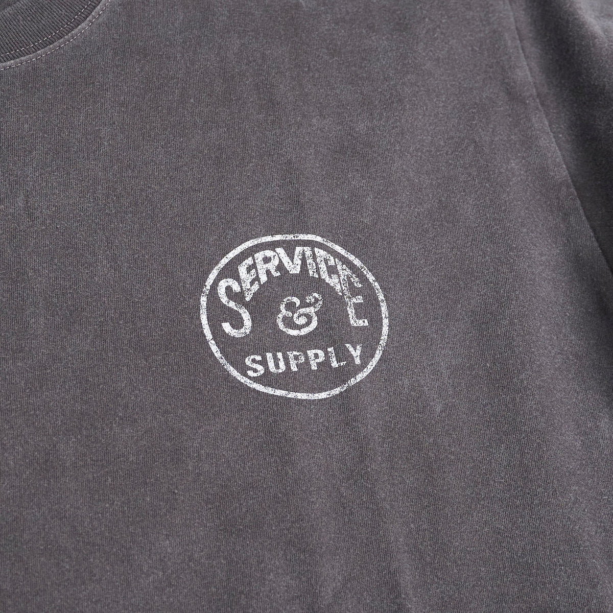 Neighborhood Printed Crew Neck "Service & Supply" T-Shirt