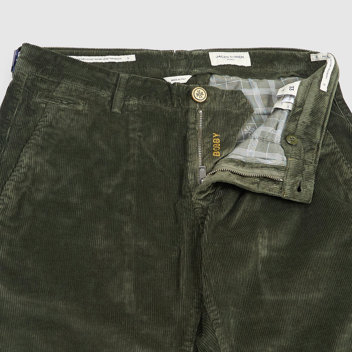 Jacob Cohen Handmade Corduroy Chino Pants