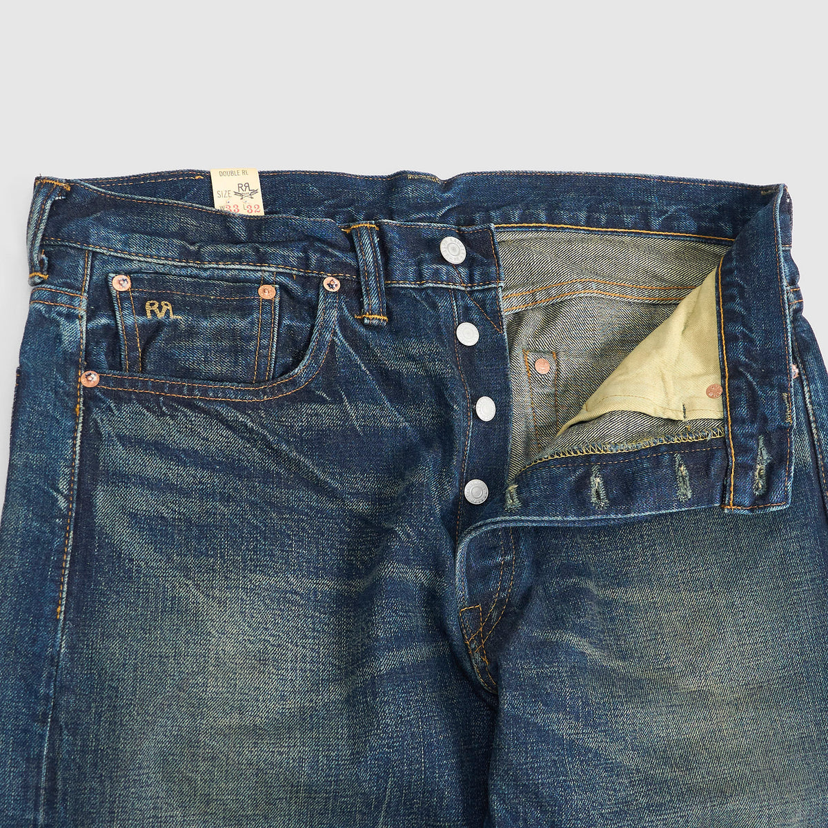 Double RL East-West Vintage 5-Pocket Straight Classic Jeans
