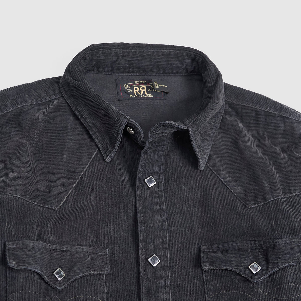 Double RL Corduroy Western Overshirt