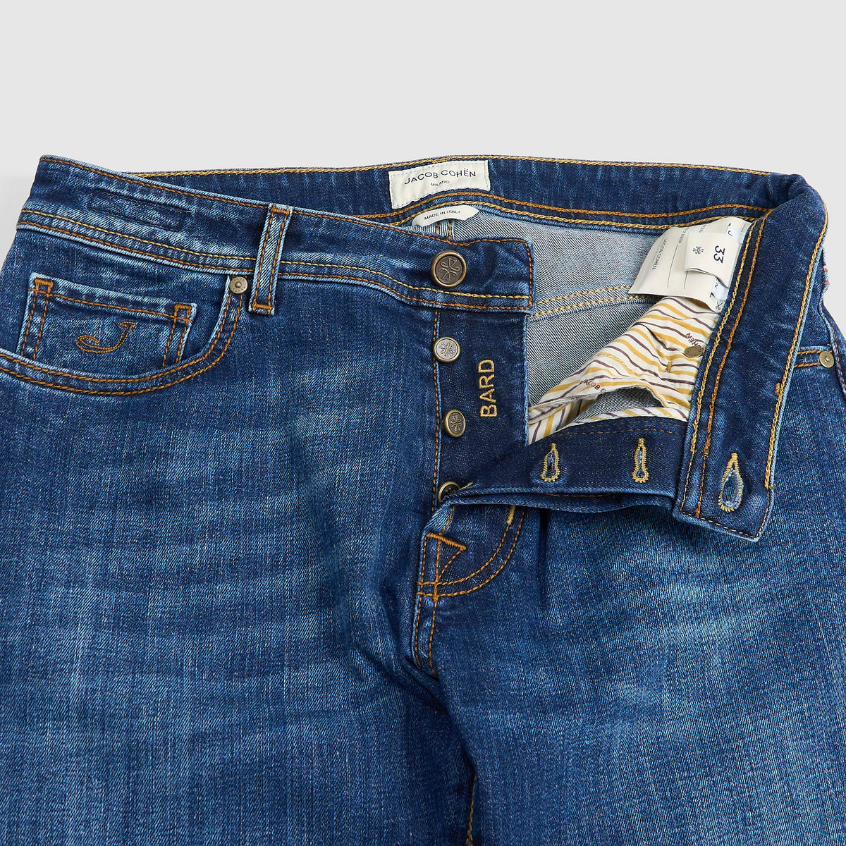 Jacob Cohen Slim Fit Five Pocket Denim Jeans