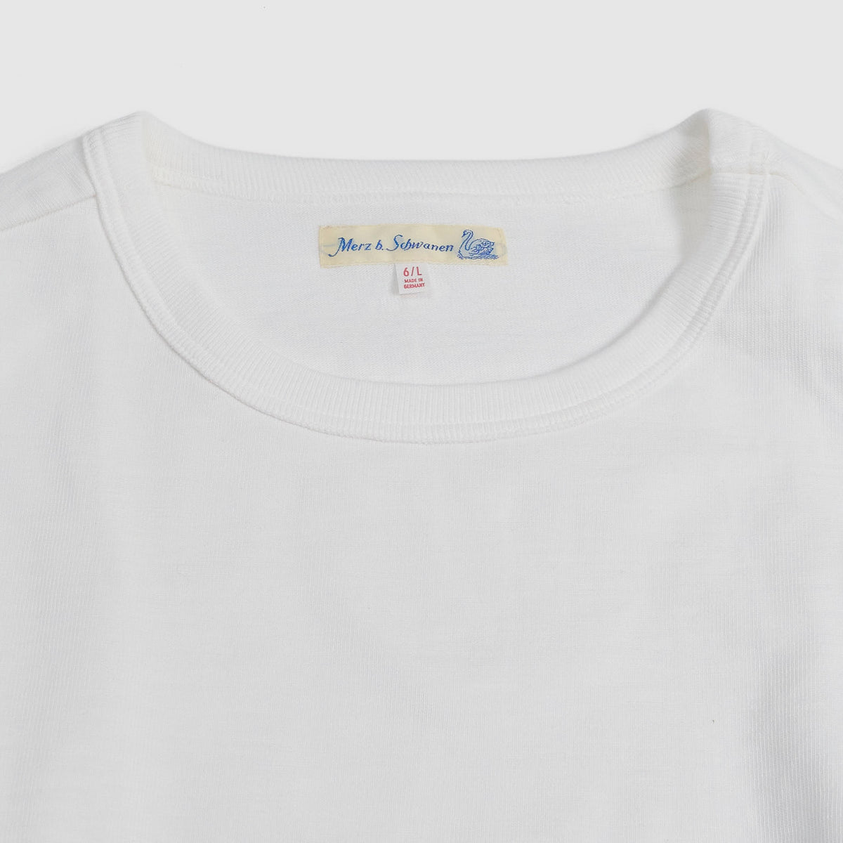 Merz b. Schwanen Heavyweight  Long Sleeve Crew Neck T- Shirt