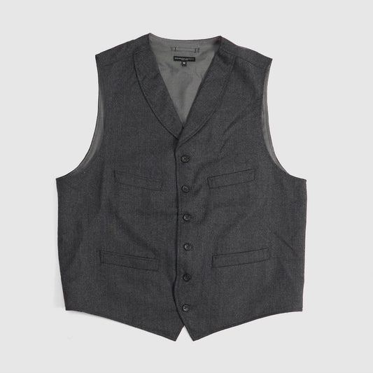 Engineered Garments Shawl Collar Worsted Wool Cinch Vest
