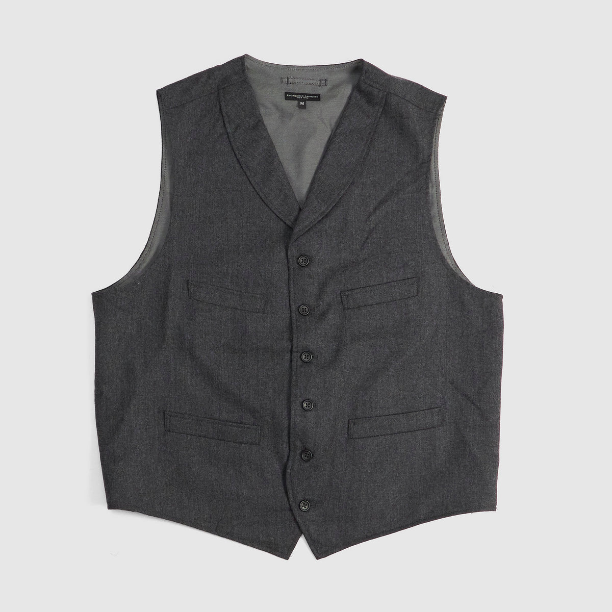 Engineered Garments Shawl Collar Worsted Wool Cinch Vest
