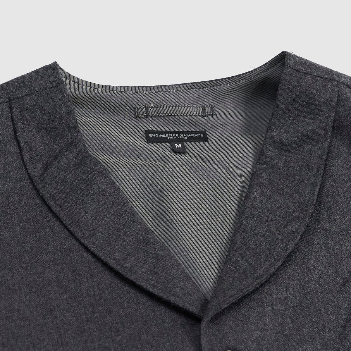 Engineered Garments Shawl Collar Worsted Wool Cinch Vest