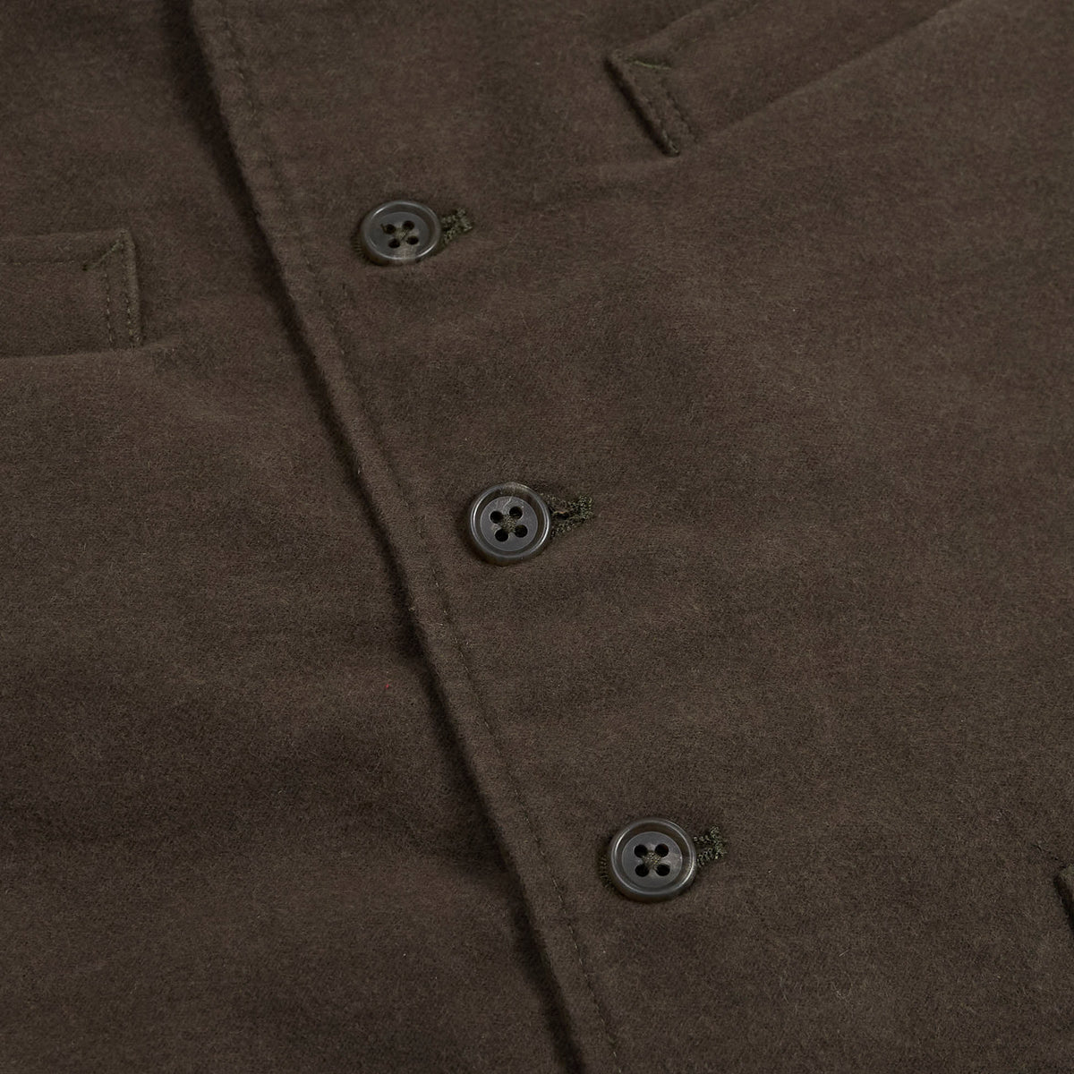 Engineered Garments Shawl Collar Moleskin Cinch Vest