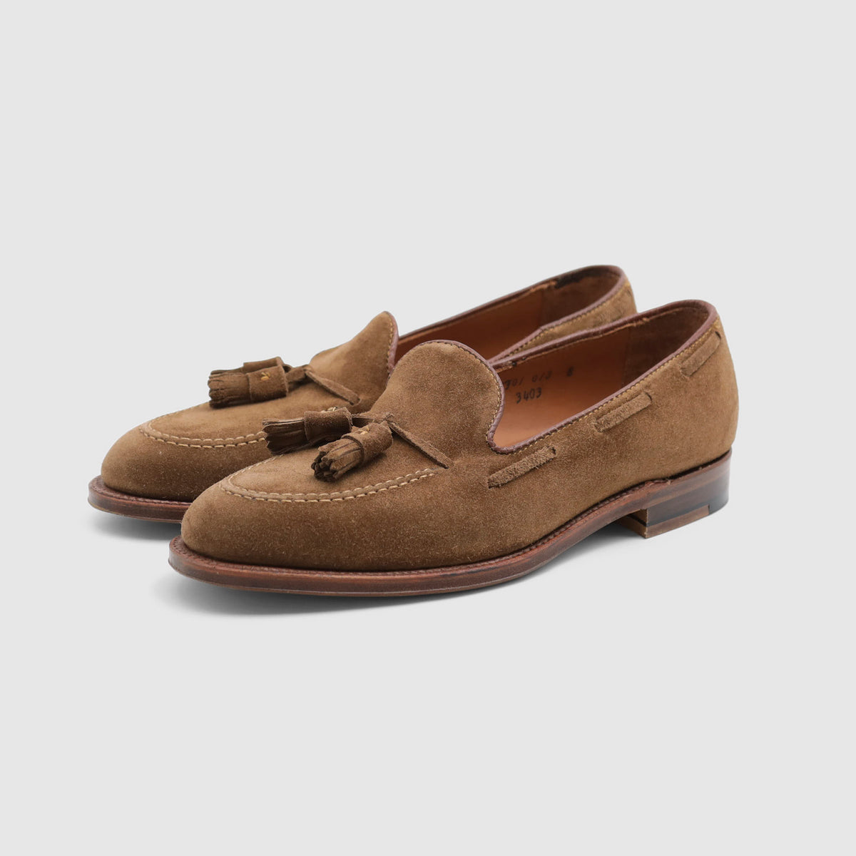 Alden Snuff Suede Tassel Loafer 3403