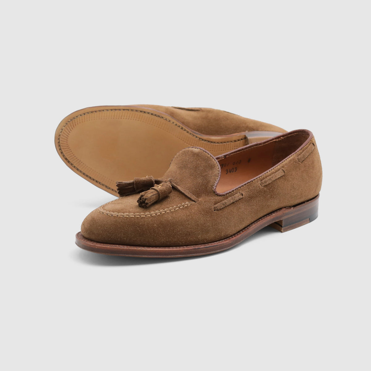 Alden Snuff Suede Tassel Loafer 3403