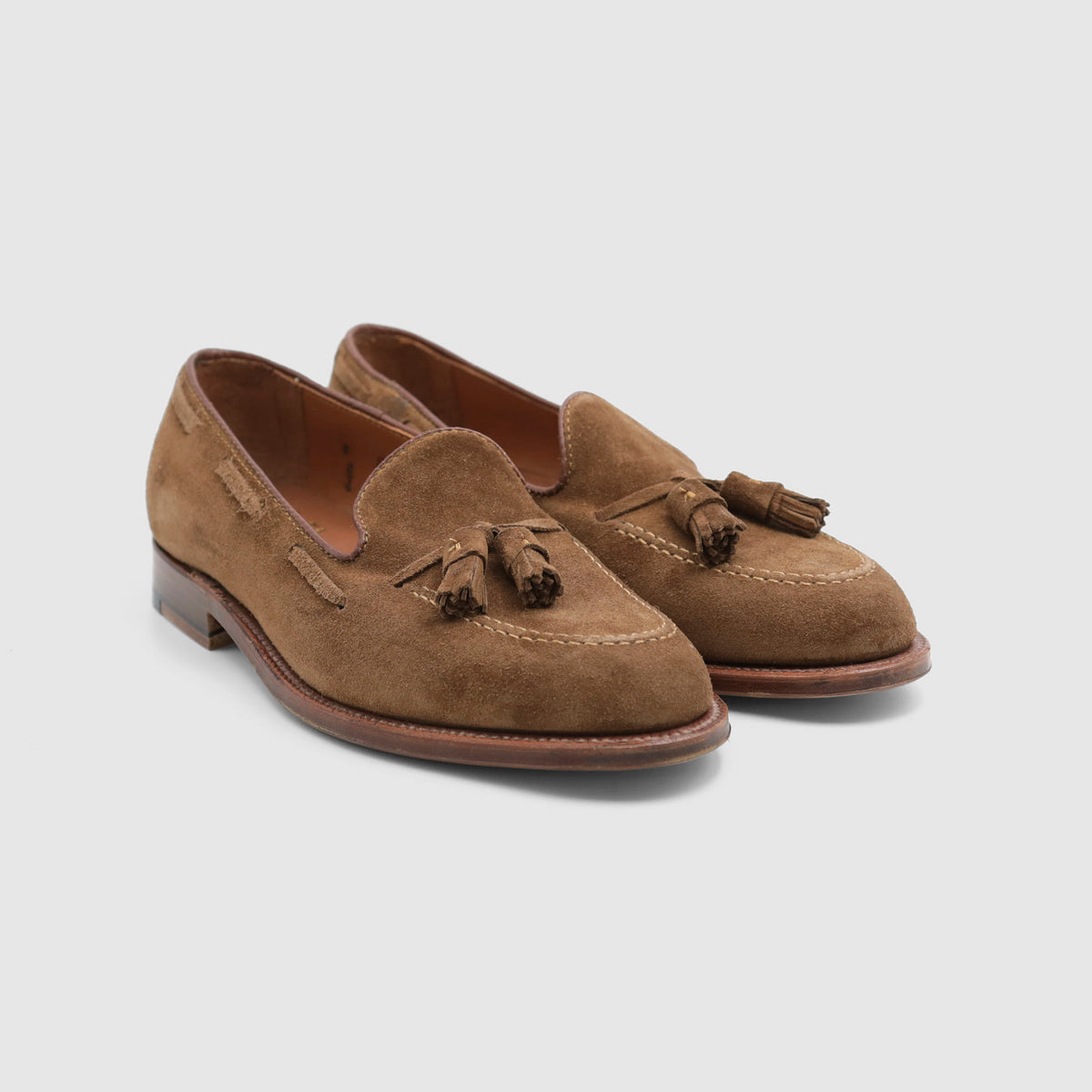 Alden Snuff Suede Tassel Loafer 3403