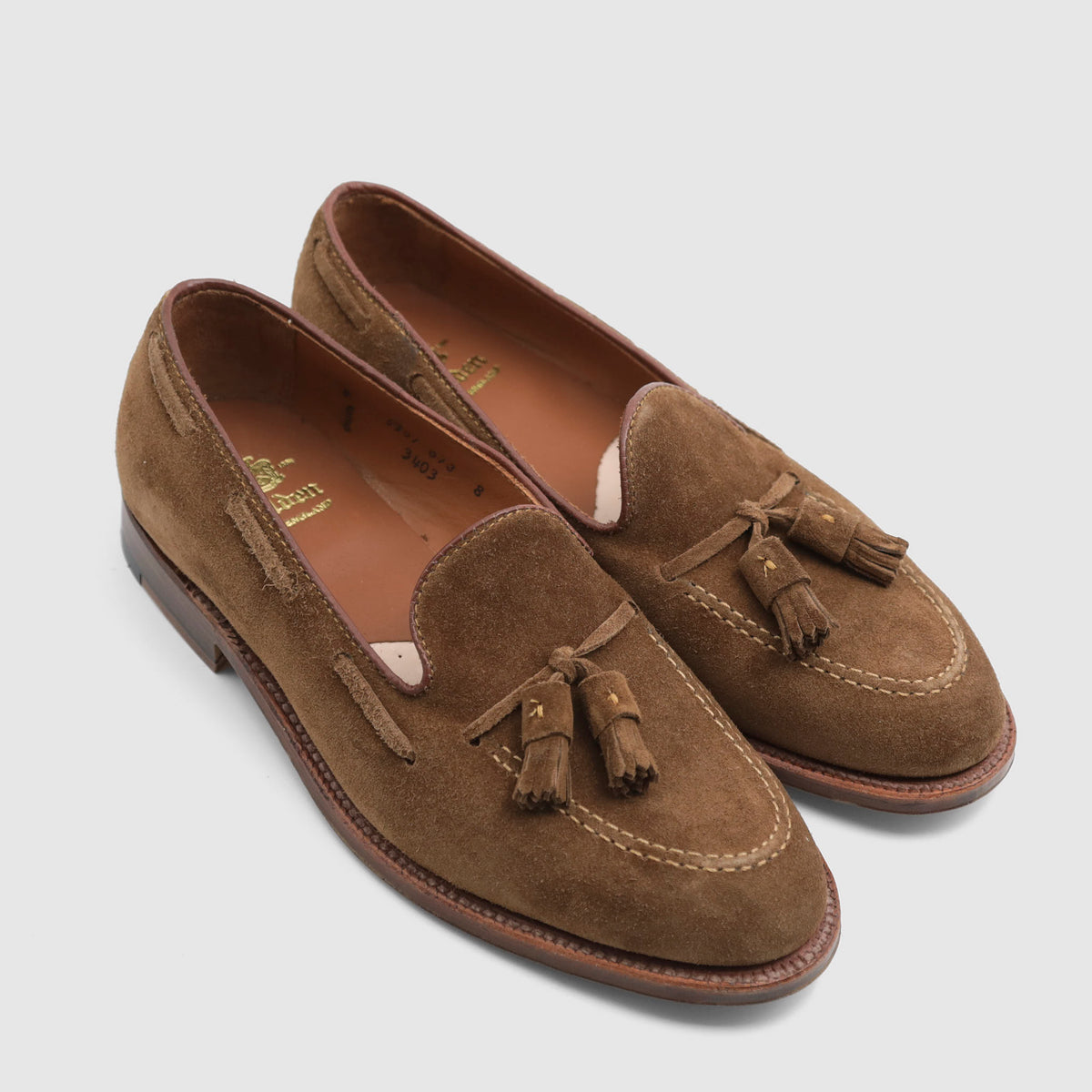 Alden Snuff Suede Tassel Loafer 3403