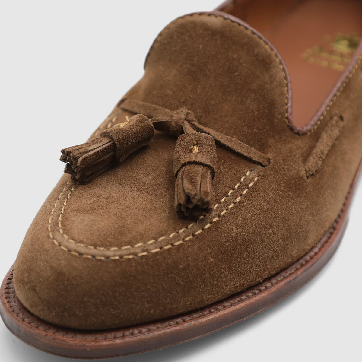 Alden Snuff Suede Tassel Loafer 3403