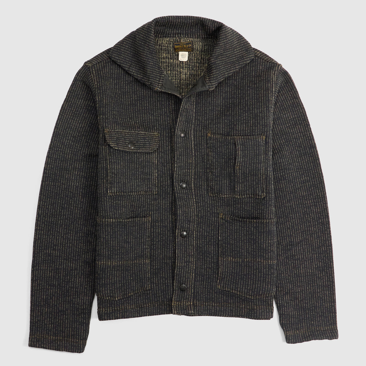 Double RL Brown's Beach Cotton Fleece Work Jacket