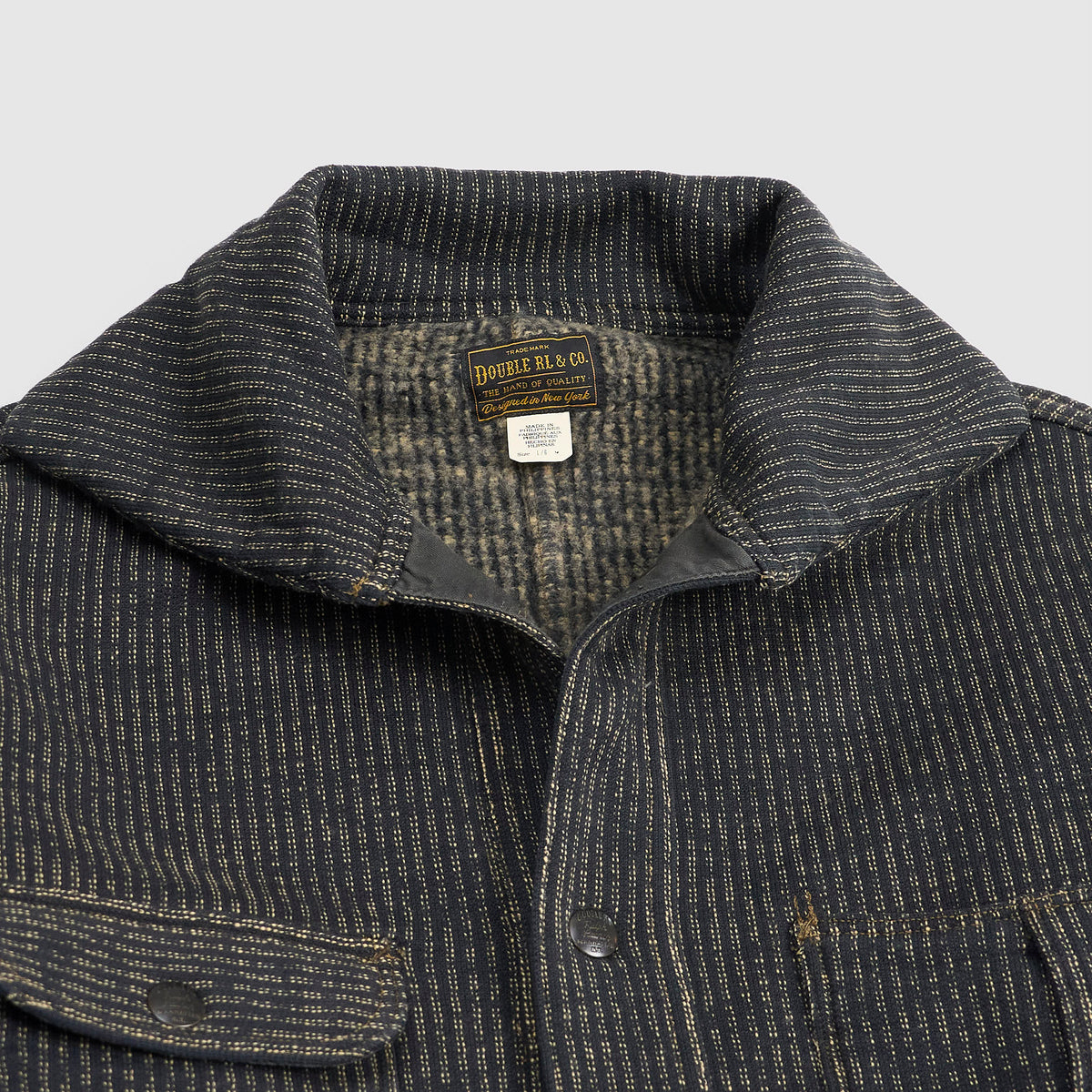 Double RL Brown's Beach Cotton Fleece Work Jacket