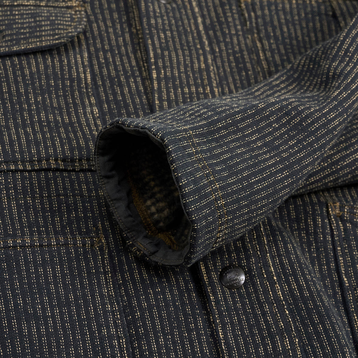 Double RL Brown's Beach Cotton Fleece Work Jacket
