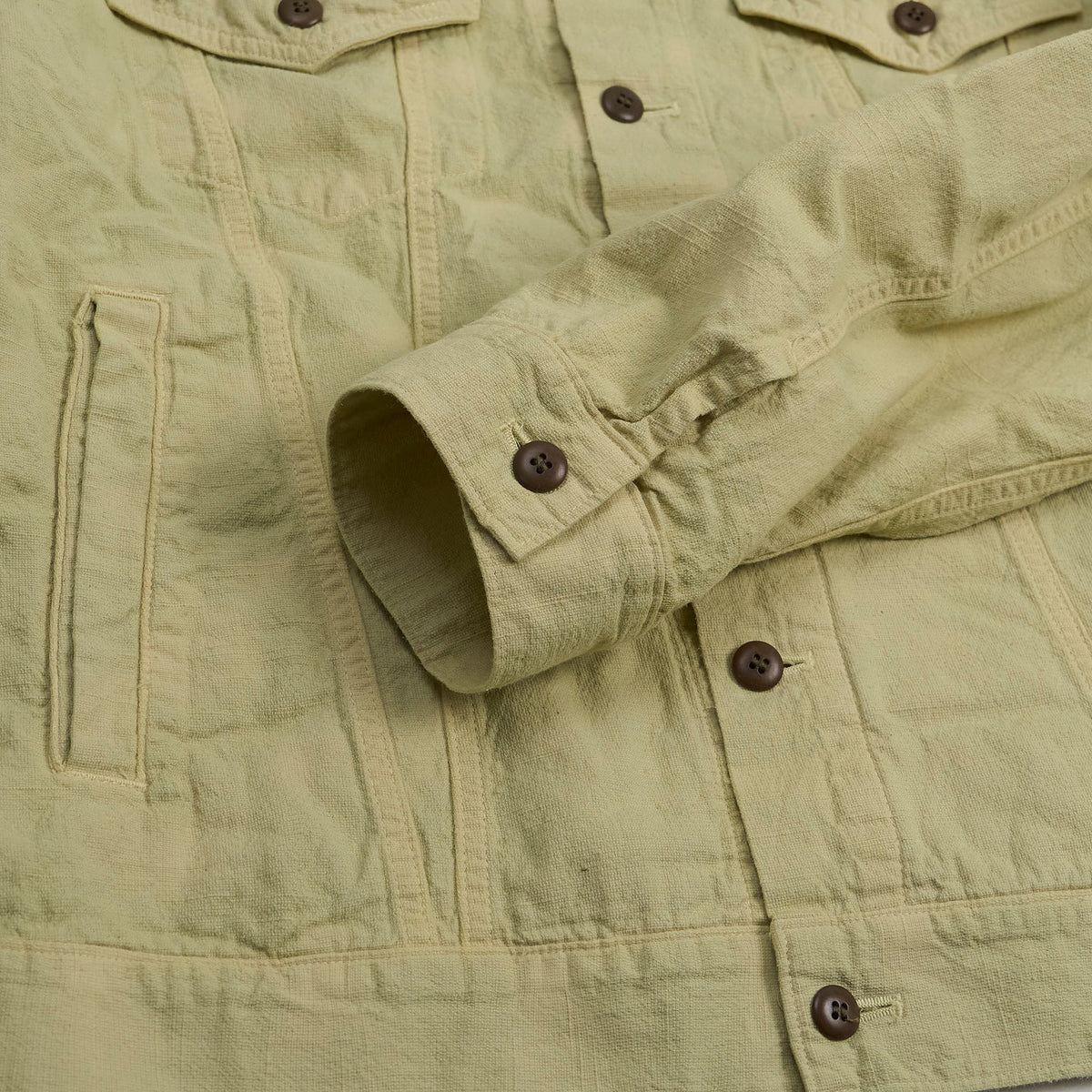 Samurai Tropical Matcha Banshu Trucker Jacket