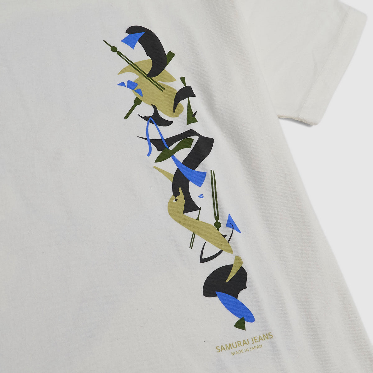 Samurai Jeans "Taisho Romantic Geisha" Loopwheled Crewneck T-Shirt