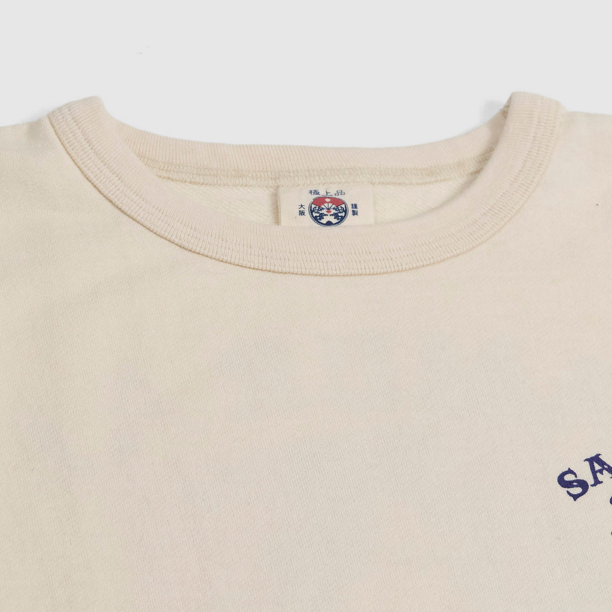 Samurai Jeans "Flying Kite" Brushed Natural Cotton Crewneck T-Shirt