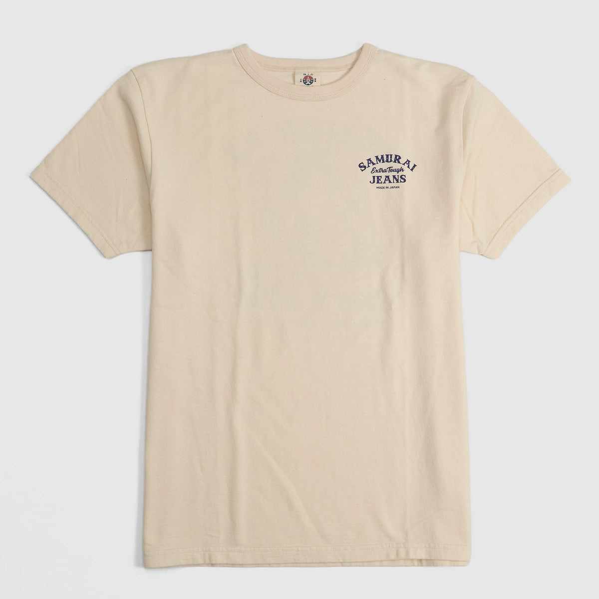 Samurai Jeans "Flying Kite" Brushed Natural Cotton Crewneck T-Shirt