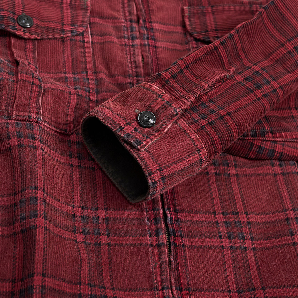Double RL Plaid Corduroy Sports Jacket