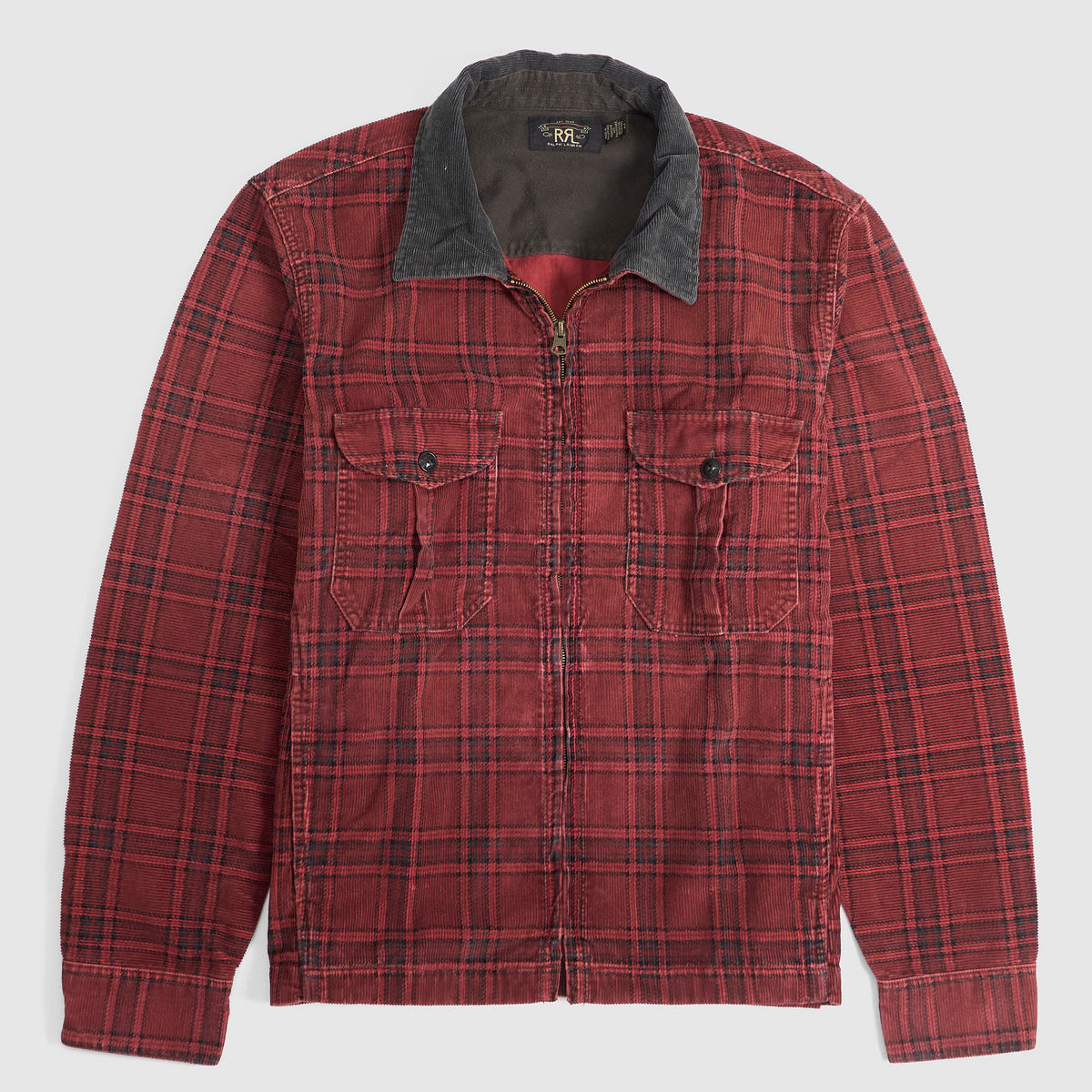 Double RL Plaid Corduroy Sports Jacket