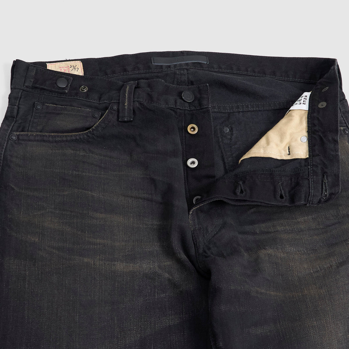 Master Craft Union 5-Pocket EDO Straight Sureto Worn Black