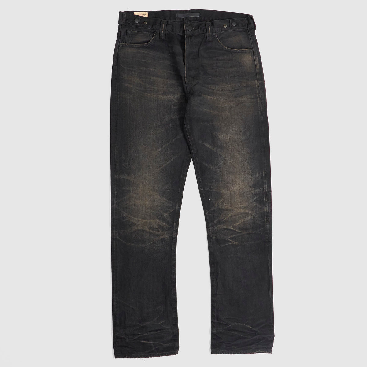 Master Craft Union 5-Pocket EDO Straight Sureto Worn Black