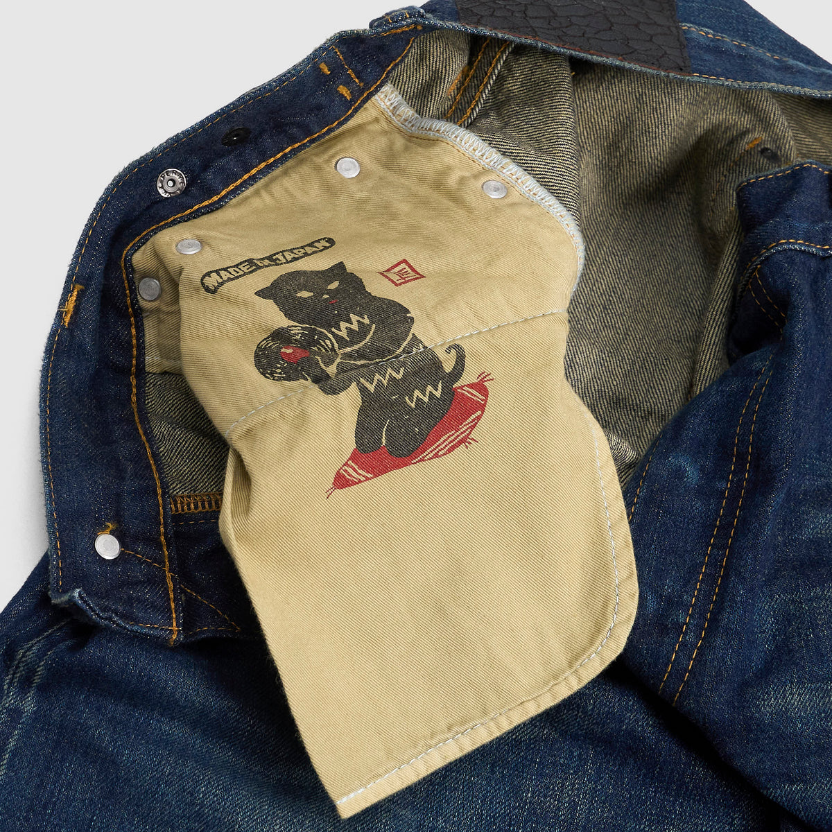Master Craft Union 5-Pocket EDO Straight Yuro Dark Vintage