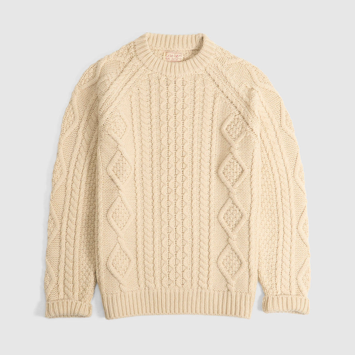 G.R.P. Crew Neck Wool Cashemere Blend Jumper