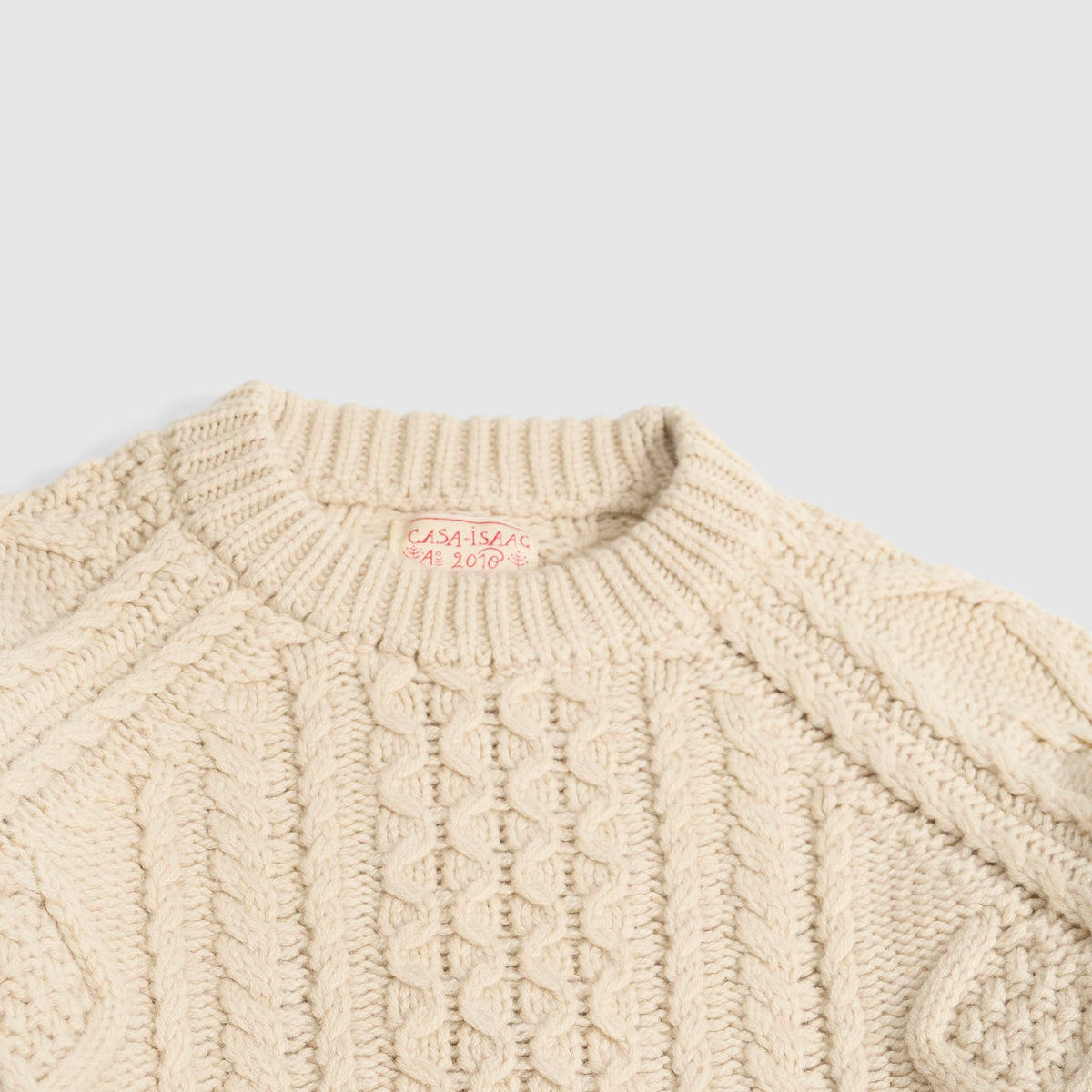 G.R.P. Crew Neck Wool Cashemere Blend Jumper