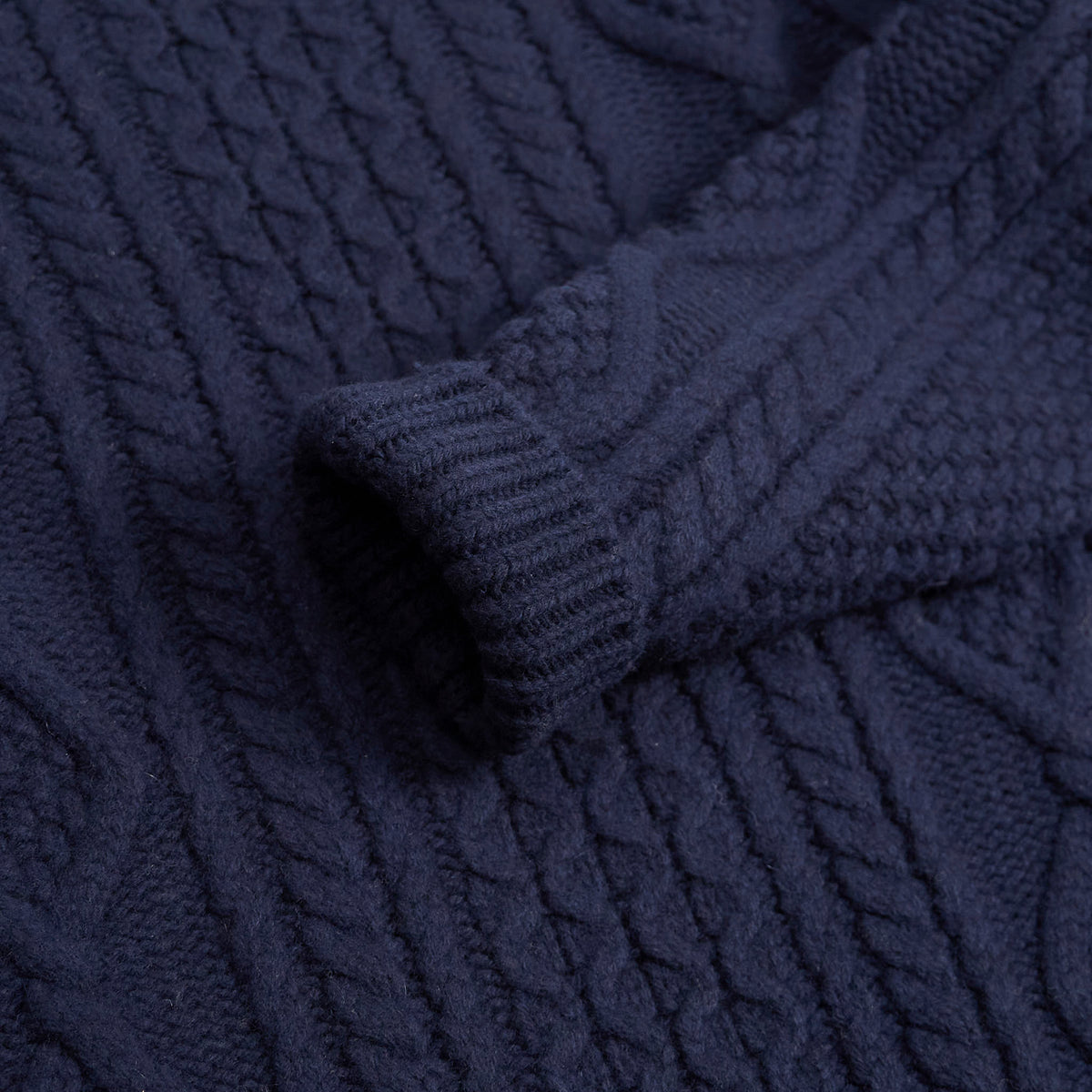 G.R.P. Crew Neck Wool Cashemere Blend Jumper
