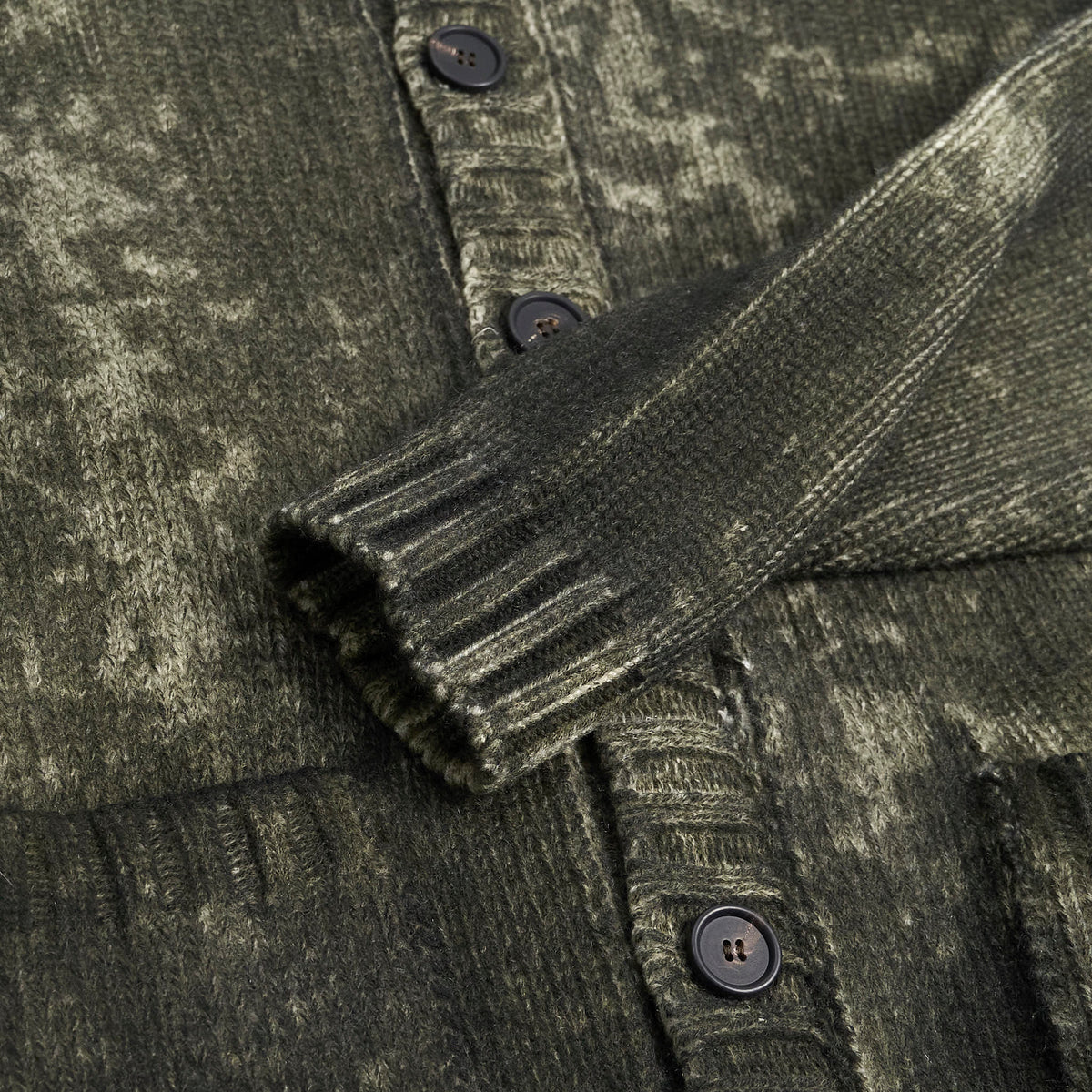 Avant Toi Washed Look Cashemere Cardigan