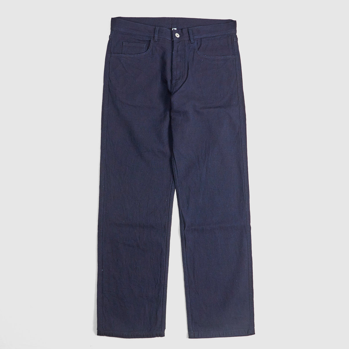 Hansen Indigo Dobby Weave Five Pocket Jeans Indigo