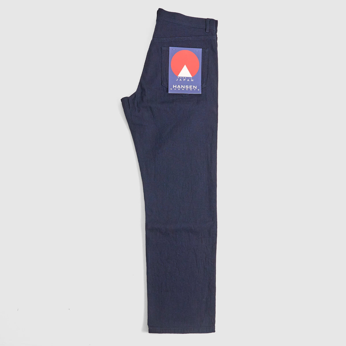 Hansen Indigo Dobby Weave Five Pocket Jeans Indigo