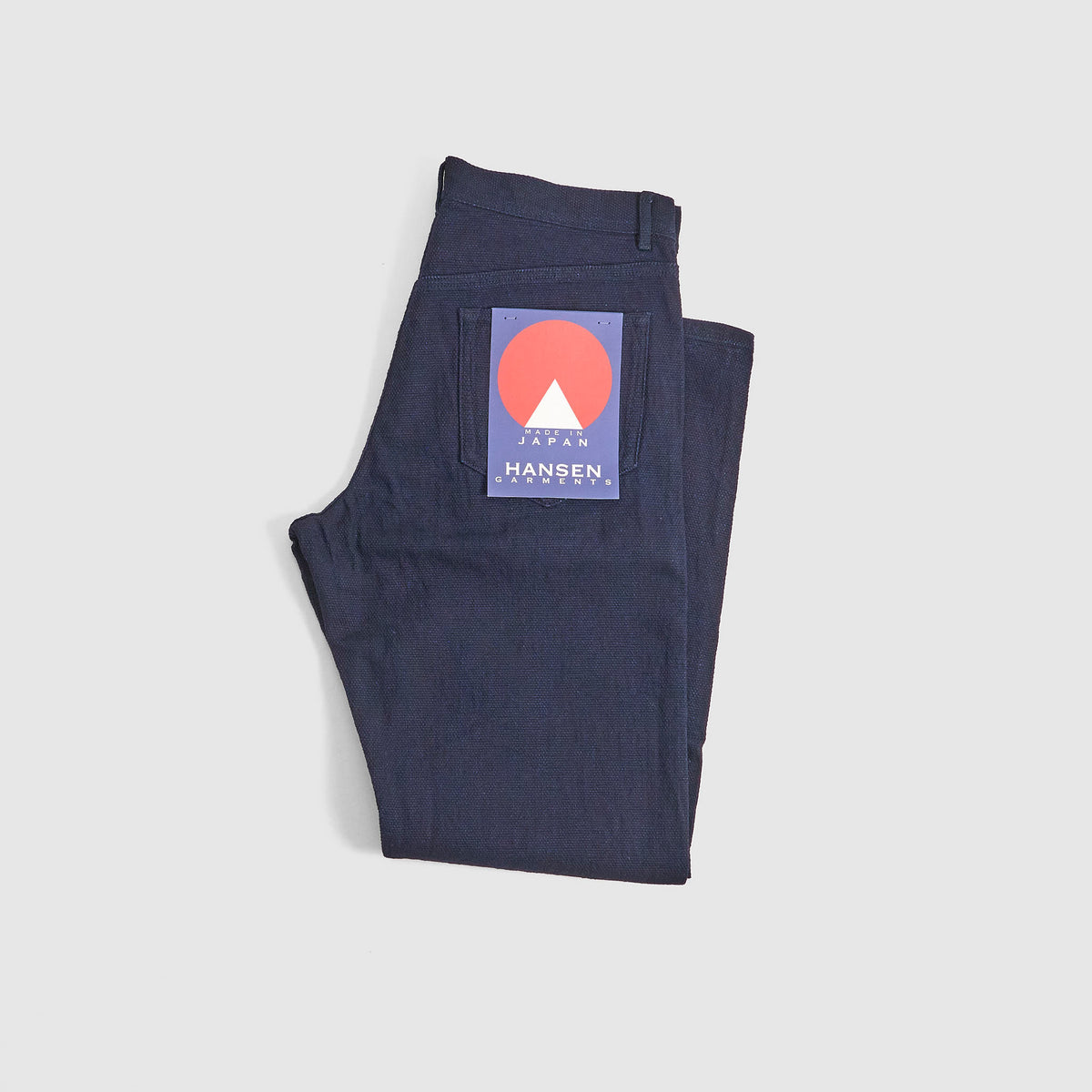 Hansen Indigo Dobby Weave Five Pocket Jeans Indigo