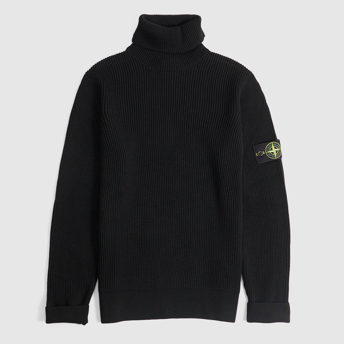 Stone Island Ripped Turtle Neck Sweater