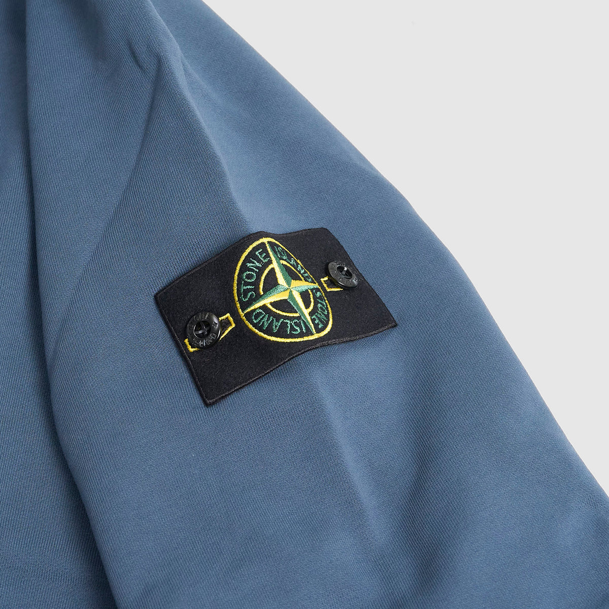 Stone Island Classic Raglan Crew Neck Organic Cotton Sweatshirt