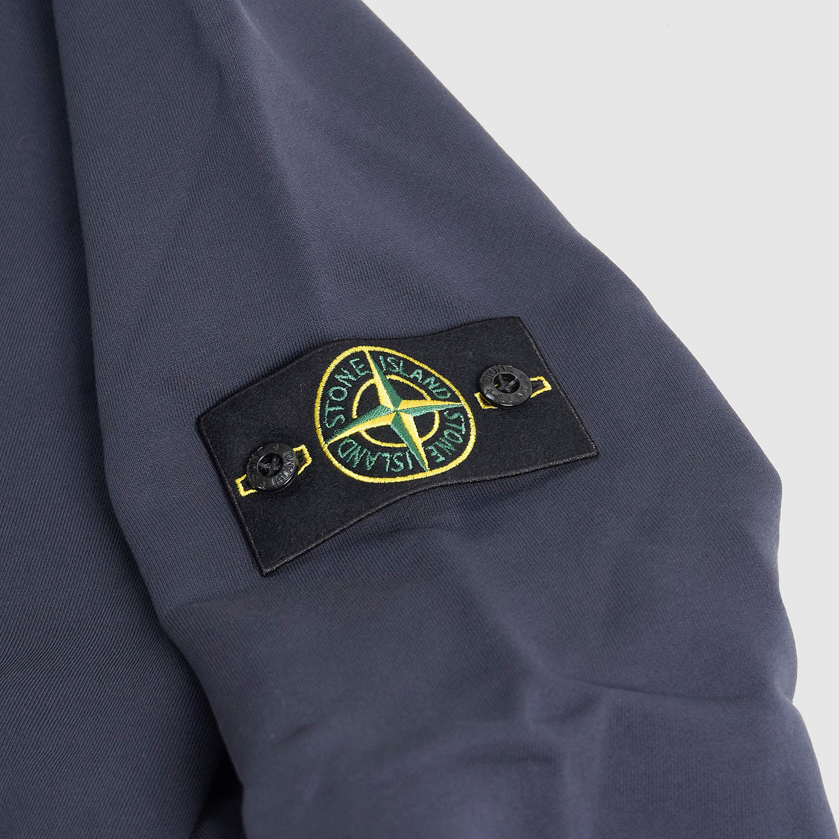 Stone Island Classic Raglan Crew Neck Organic Cotton Sweatshirt
