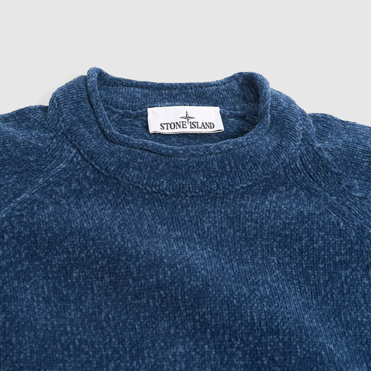 Stone Island Mouliné Chenille Raglan Crewneck