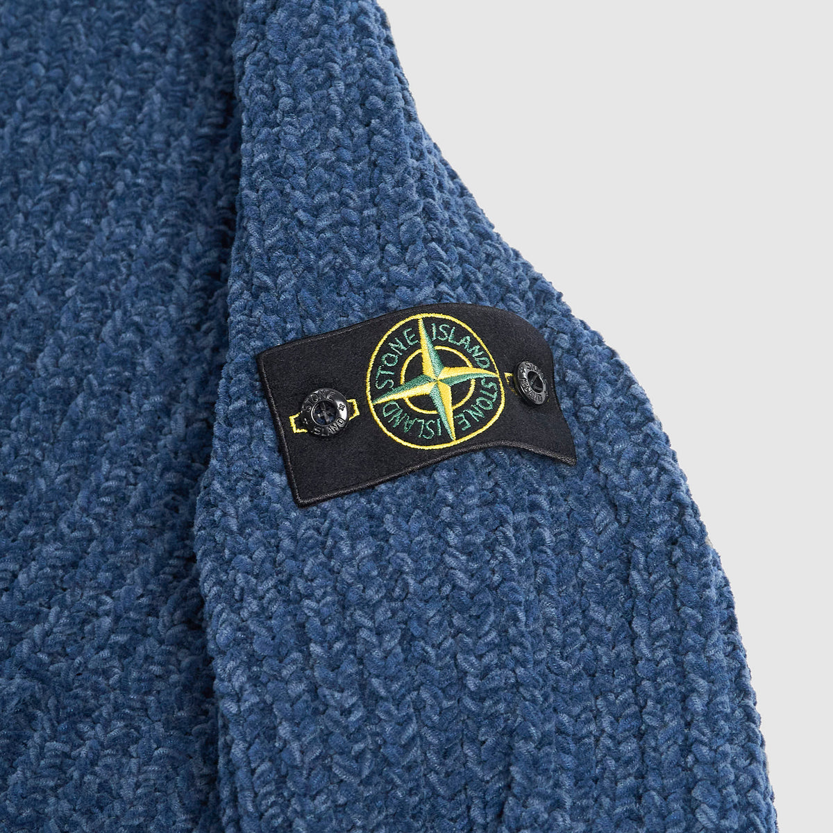 Stone Island Mouliné Chenille Zip Hoodie