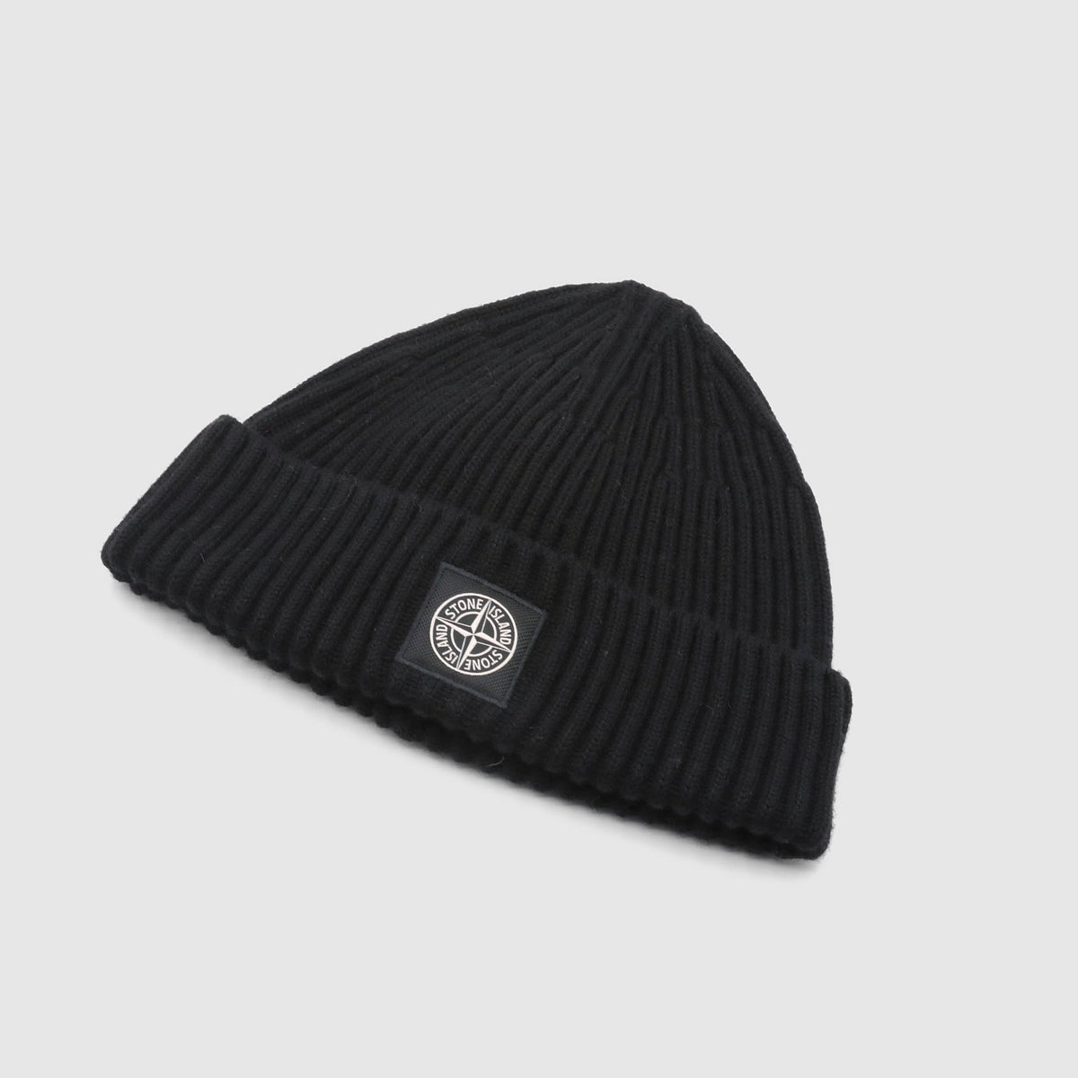 Stone Island Ribbed Knitted Winter Beanie