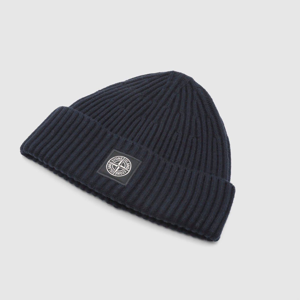 Stone Island Ribbed Knitted Winter Beanie