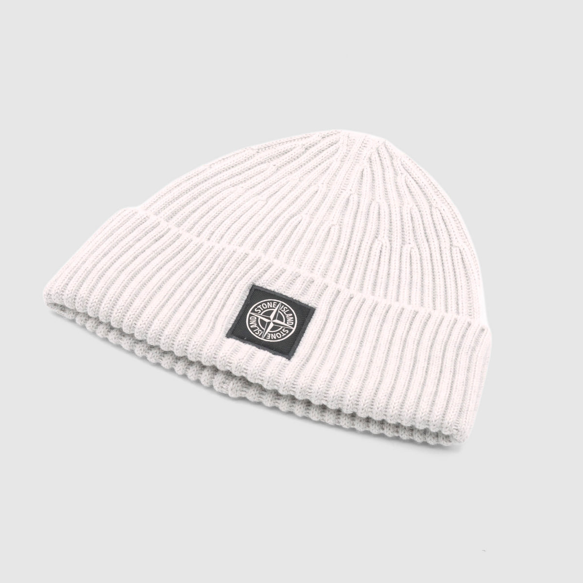 Stone Island Ribbed Knitted Winter Beanie