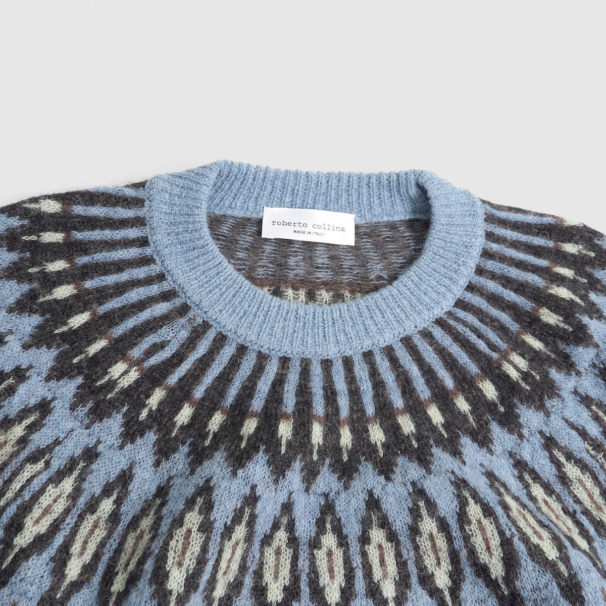 Roberto Collina Norwegian Knit Roundneck Sweater